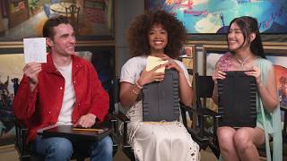 Dave Franco, H.E.R., and Liza Soberano face my Forgotten Island Art Memory Challenge