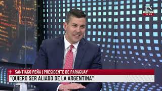 Santiago Peña, presidente de Paraguay: 'Quiero ser aliado de la Argentina'