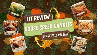Lit Review Unboxing of Goose Creek s First Fall Collection 4 New 2 Repeat Scents Reviewed