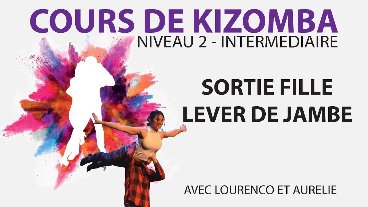 COURS DE KIZOMBA Vidéo 62 sur 64 #coursdekizomba - Sortie Fille lever de Jambe
