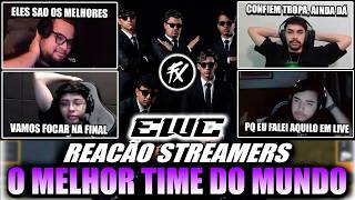 🚨REACAO STREAMERS: jogadores da LOUD e FX vendo o FX TOP1 na EWC !