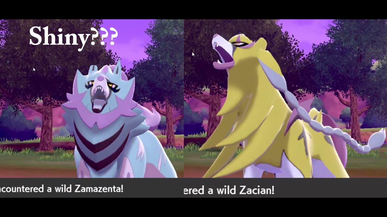 Pokemon Sword and Shield // Ultra Shiny ZACIAN ZAMAZENTA 