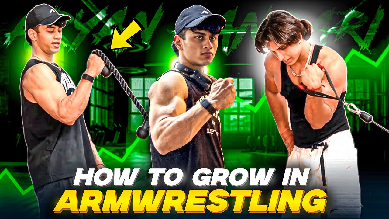 //HOW TO GROW 🦍STRONG IN ARMWRESTLING 💪//BEST EXERCISE FOR ARMWRESTLING//~Aryan Kandari