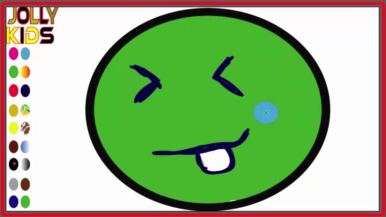 Coloring Emoji Paint for toddlers and drawing for kids 2019 YouTube