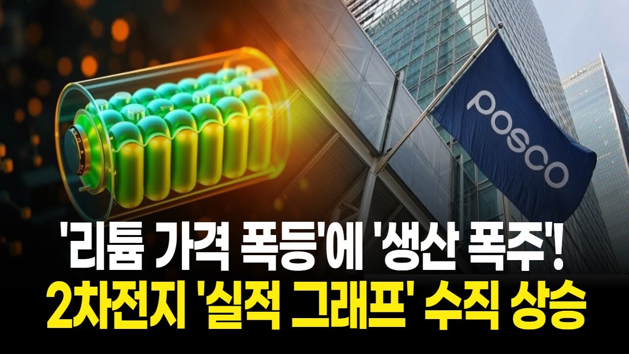 리튬 가격 '폭등'에 '생산능력' 장착! 2차전지 '실적 반등' 진짜 시작되나?!