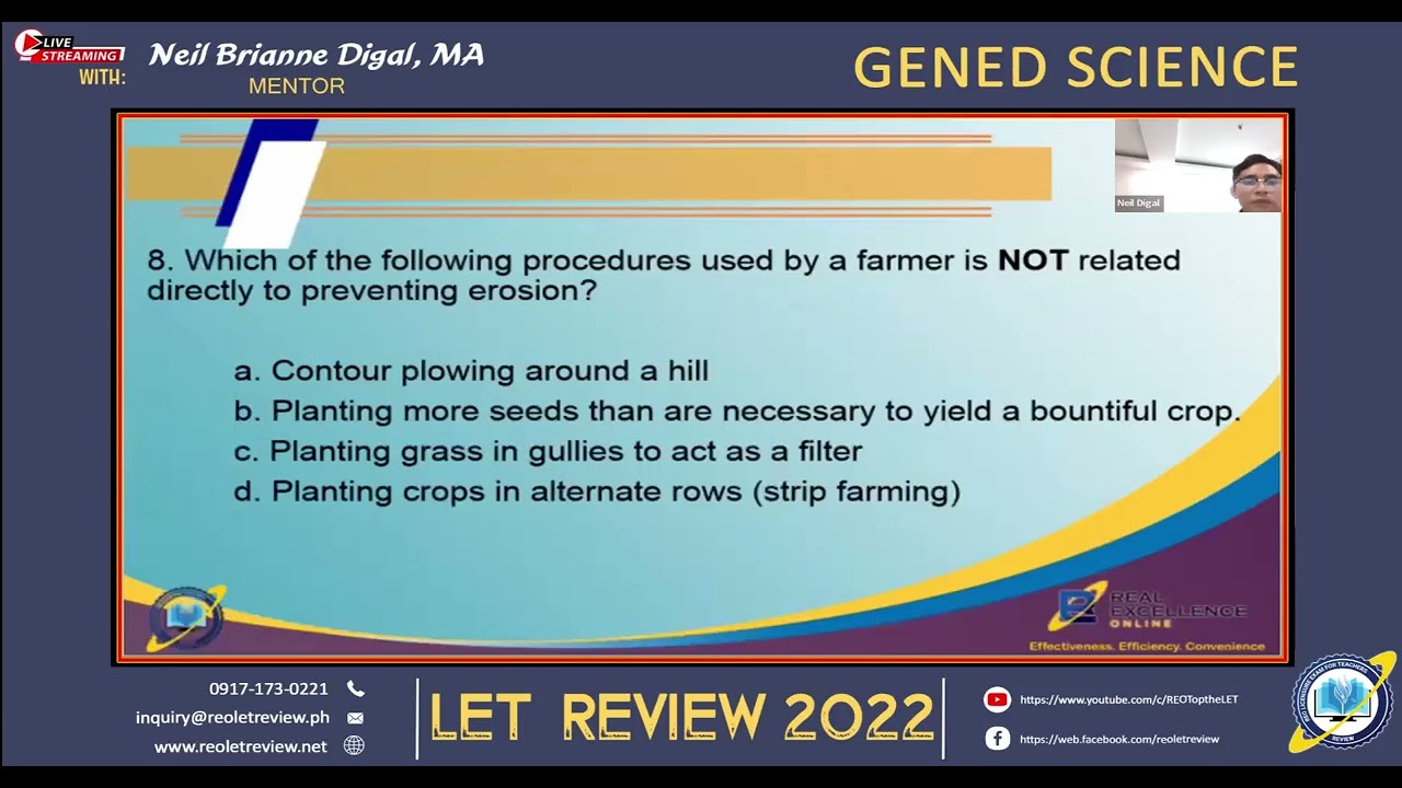 [REO Top The LET] General Education Science Part 1