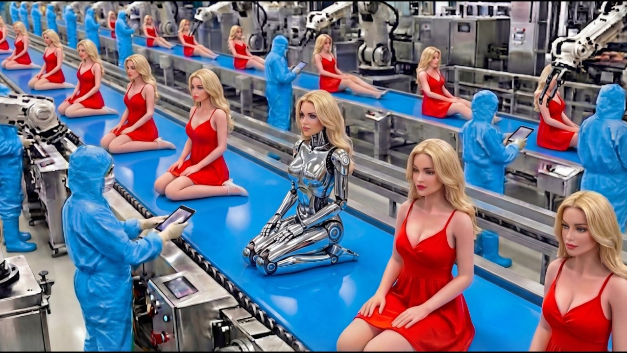 Inside USA's Ultra-Realistic Silicone Doll Factory: From Liquid Silicone to Lifelike Humanoid Doll