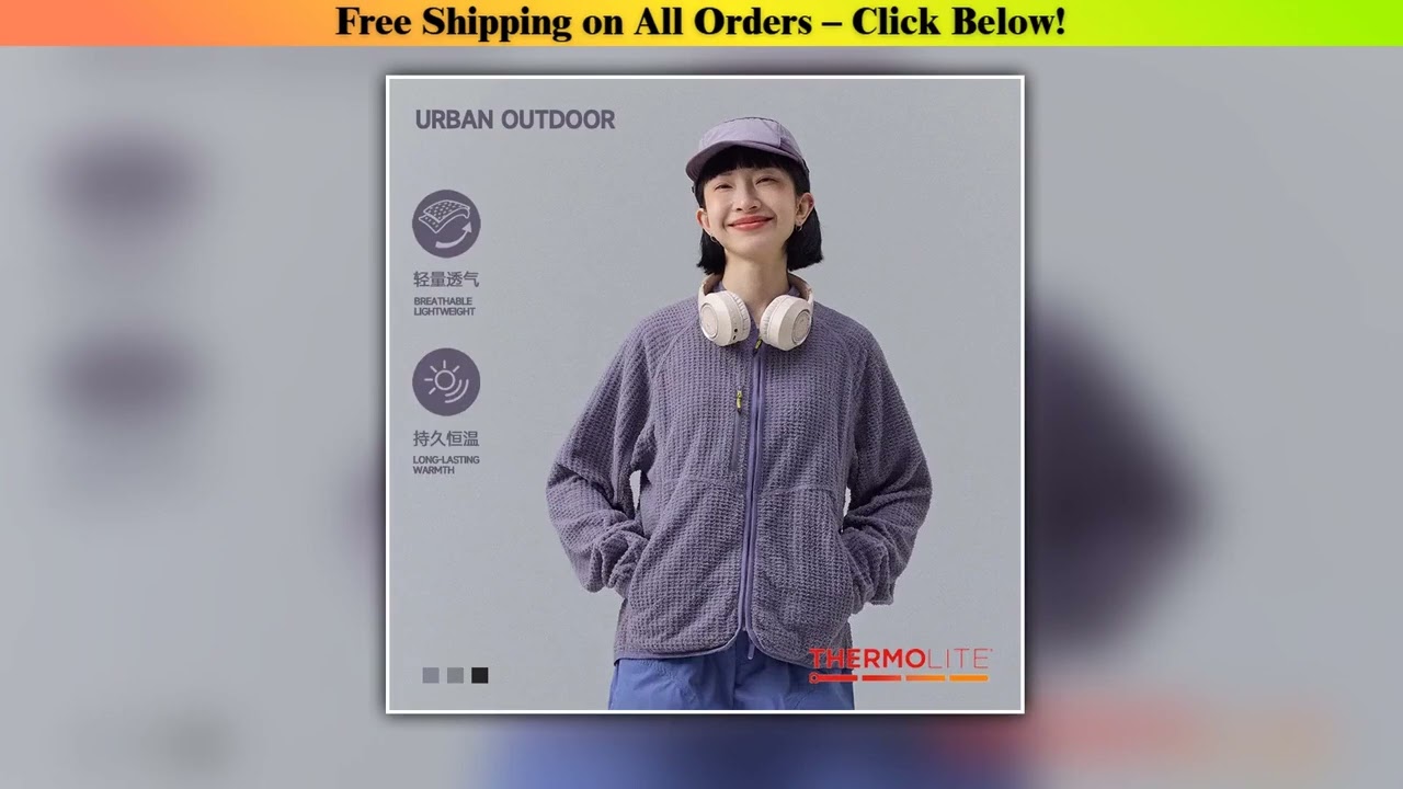 Lock-Warm Grid Fleece Lightweight & Breathable Stand-Collar Jacket for Couples: Long-Lasting