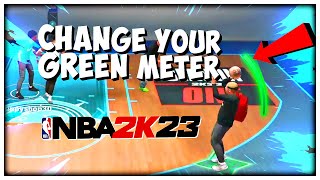 HOW TO CHANGE GREEN METER IN NBA 2K23 screenshot 5