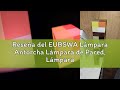 Reseña del EUBSWA Lámpara Antorcha Lámpara de Pared, Lámpara de Noche Recargable LED Mano/Soporte de