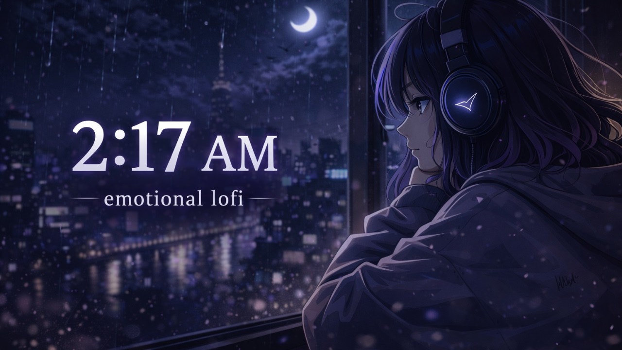 2:17 AM 🌙 | Emotional Lofi Beats for Late Night Thoughts (30 Min)