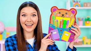 GENIALNE SZKOLNE TRIKI ✏️ Sprytne sztuczki i pomysły na DIY, które każdy uczeń musi znać!