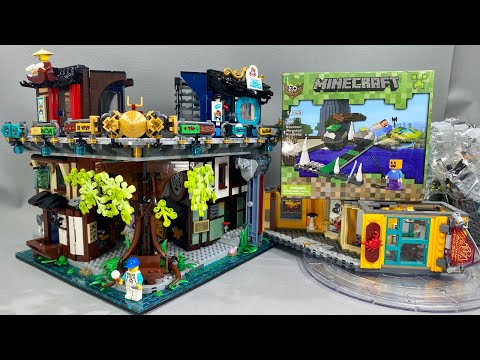 [Live] 레고 키마 마크 짝퉁 &amp;amp; 레고 71741 닌자고 시티 정원 조립 7 Lego Ninjago Legacy