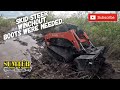 Skid Steer Winchout. Boots were needed.