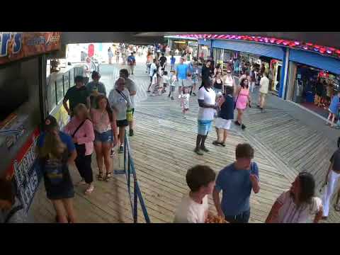 Thrasher's French Fries - Ocean City Boardwalk Live Cam — Ocean City, MD live camera thumbnail