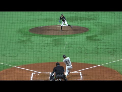 新栗原のホームランだー⭐️ソフトバンクホークス栗原陵矢第１号ホームラン😀😀2023.3.31ホークス対千葉ロッテ