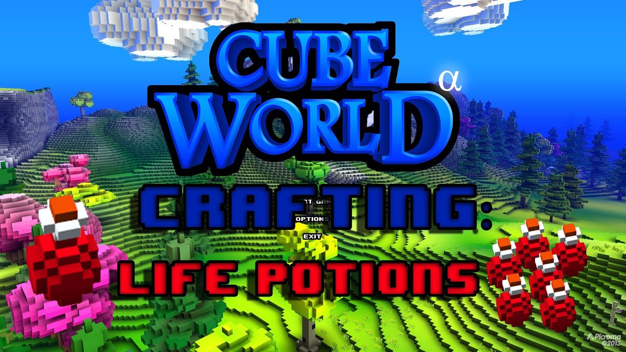 Cube World - Crafting a Life Potion