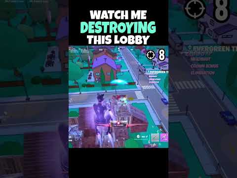 WATCH ME DESTROYING THIS LOBBY #fortnite