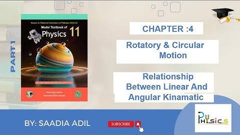 Class 11 Physics NBF | Chapter 04 |Rotational Kinamatics | Topic:4.1.5 |Science with Saadia