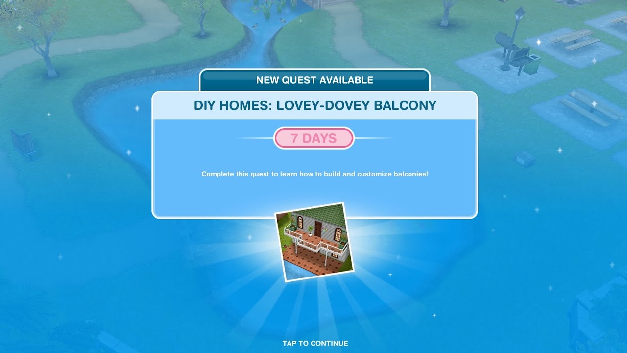 DIY HOMES : LOVEY - DOVEY BALCONY | The Sims Freeplay Indonesia 