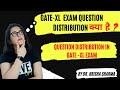 GATE-XL exam questions distribution in all sections - Chem, micro/foodtech/biochem. #gateexam2023