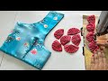 Modern Blouse Neck Design | Organza Blouse Designs | Cutting And Stitching Back Neck Blouse Design