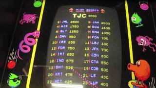 Q*bert arcade game review - Qbert Gottlieb 1982 screenshot 3