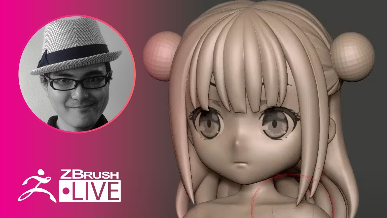 JA] 3Dプリント用キャラクターの作り方 - Sakaki Kaoru - ZBrush