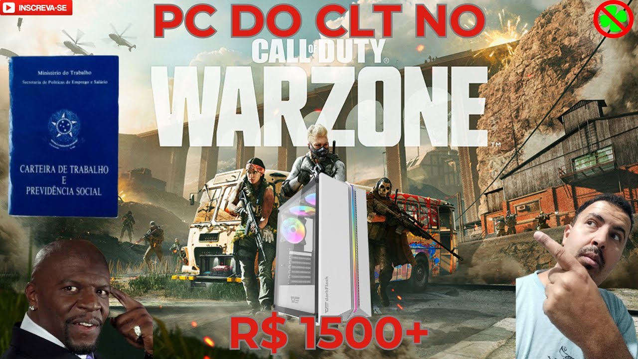 COD WARZONE NO PC DO CLT, XEON 2697V3 + GTX 1660TI - YouTube