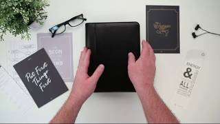 Smith Leather Open Binder