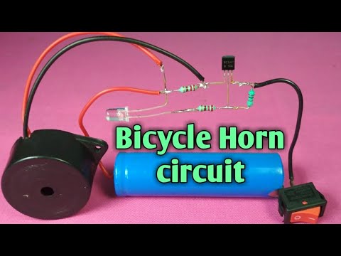 Electronic Bicycle horn circuit - YouTube