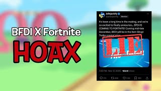 Bfdi Is Not Collaborating With Fortnite Hoax
