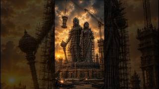 Dhritrashtra Aur Gandhari Murti Making Timelapse | Mahabharat Statue Art | Blind King &amp; Queen Sculpt