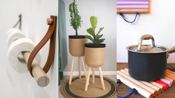 4 Increíbles Ideas útiles para Tu Hogar con Reciclaje, Organiza y decora  tu hogar con esta…