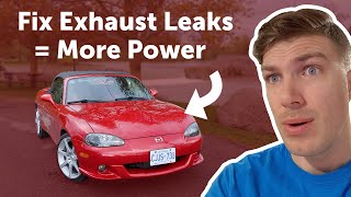 Mazdaspeed Bog - Free Horsepower from Common Miata MX-5 Issues - Turbo Exhaust Leak