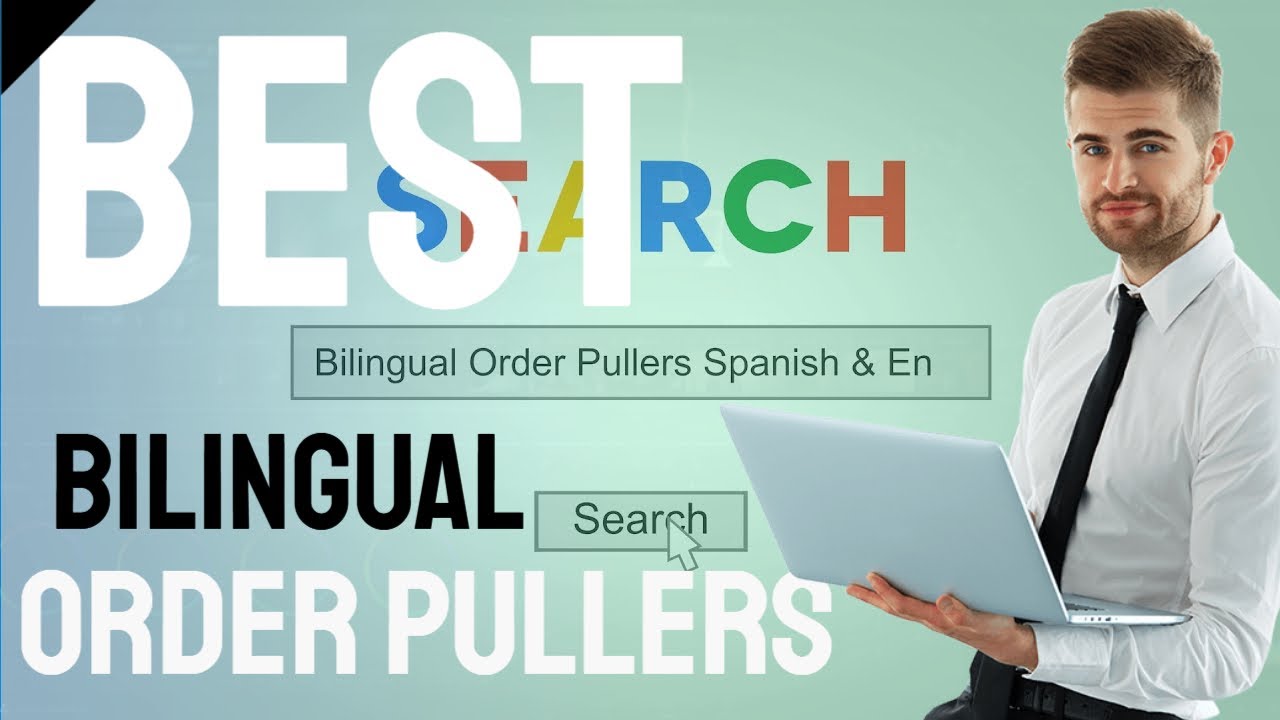 Bilingual Order Pullers Spanish & English YouTube