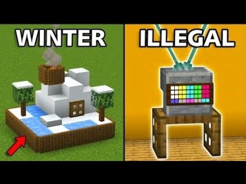 build hacks that will blow your mind Minecraft tutorial part 2 - YouTube