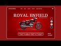 Royal Enfield UI/UX Design | Animated Landing Page Tutorial in Figma 🚀