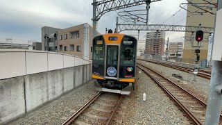 山陽姫路駅を発車する1000系1207Fと到着する6000系6014F