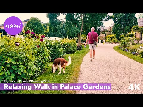 Relaxing Walk In Karlsruhe Palace Gardens Lake Geese Peaceful Nature 