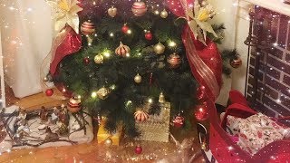 2017 Vlogmas - Getting Ready with Our Xmas Tree || Lady Creme Bee