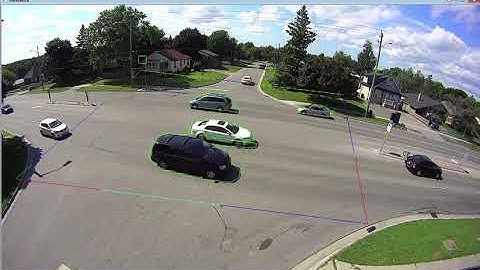 Vehicle Traffic Counting uses CCTV to count in all Directions