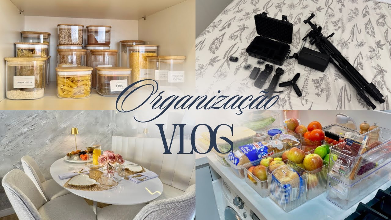 VLOG: COMPRAS DO MÊS/ GELADEIRA/ DESPENSA/ UMBOXING CAFETEIRA/ CÂMERA NOVA DJI/ MESA NOVA 🏠🤍✨