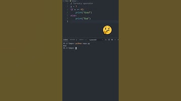 Python | Ternary Operator #Shorts