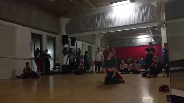 Ashley Nelson dancing with Zack Venegas