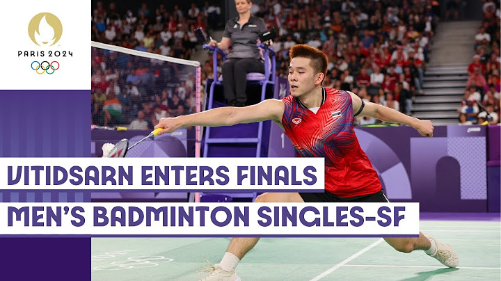 Kunlavut Vitidsarn enters Men's Badminton Singles Final 🏸 | Paris 2024 Highlights