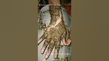 Easy fronthand mehndi design | easy mehndi design for beginners | simple mehndi design | mehndi