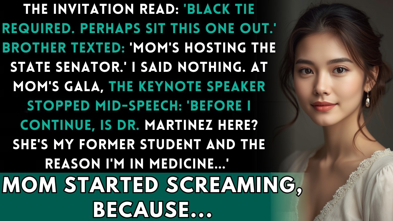 My Mom's Charity Gala Said 'Don't Attend' — Then The Keynote Speaker Asked Where I Was...