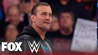 CM Punk confronts Drew McIntyre after being called out, “Say it to my face!” | WWE on FOX