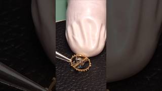 Assemly of a balance with no shock system #watchmaking #watch #doxa